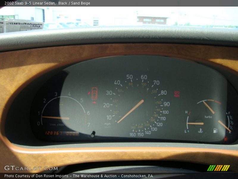 Black / Sand Beige 2002 Saab 9-5 Linear Sedan