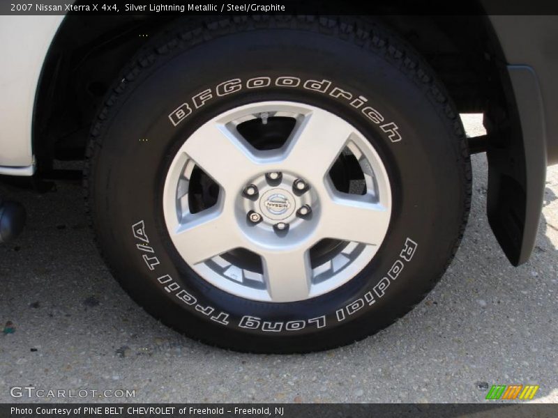 Silver Lightning Metallic / Steel/Graphite 2007 Nissan Xterra X 4x4
