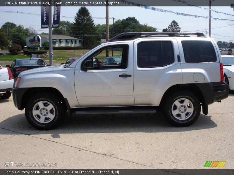 Silver Lightning Metallic / Steel/Graphite 2007 Nissan Xterra X 4x4