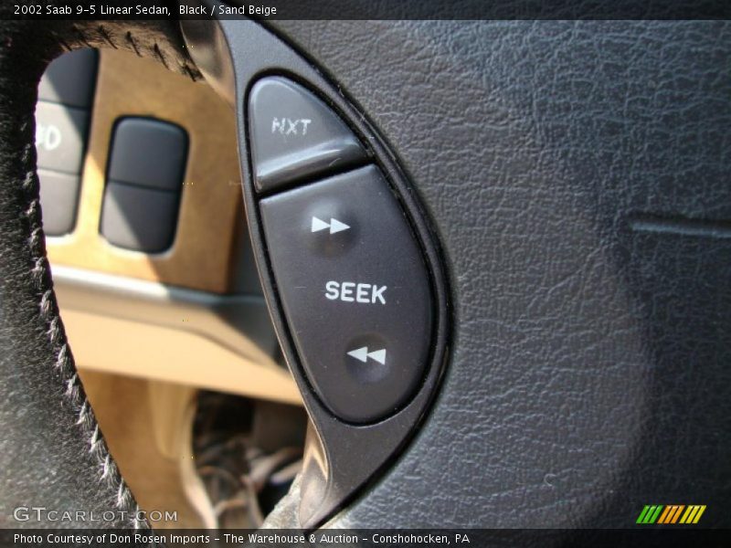 Black / Sand Beige 2002 Saab 9-5 Linear Sedan