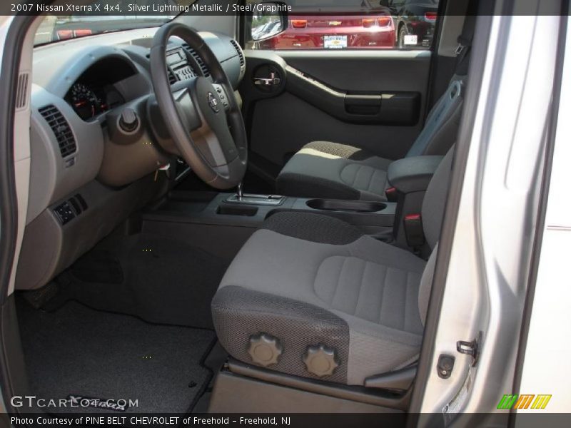 Silver Lightning Metallic / Steel/Graphite 2007 Nissan Xterra X 4x4