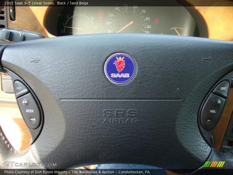 Black / Sand Beige 2002 Saab 9-5 Linear Sedan