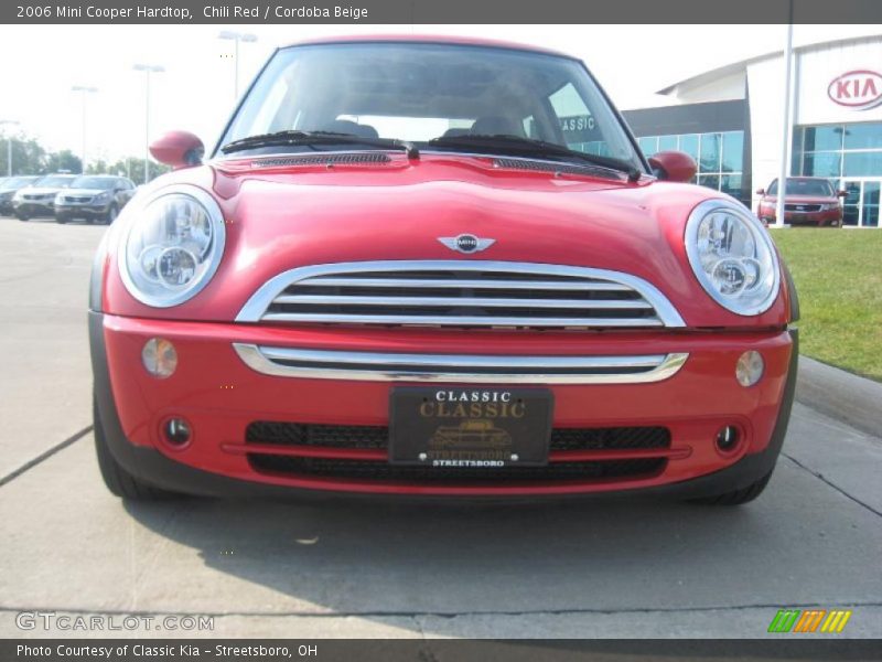Chili Red / Cordoba Beige 2006 Mini Cooper Hardtop