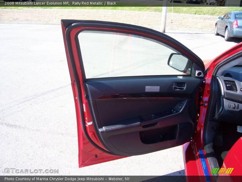 Rally Red Metallic / Black 2008 Mitsubishi Lancer Evolution MR