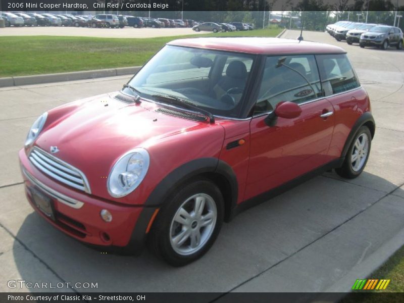Chili Red / Cordoba Beige 2006 Mini Cooper Hardtop