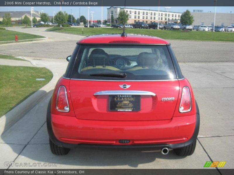 Chili Red / Cordoba Beige 2006 Mini Cooper Hardtop