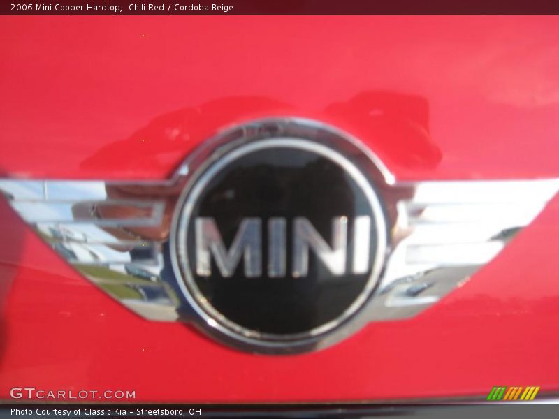 Chili Red / Cordoba Beige 2006 Mini Cooper Hardtop