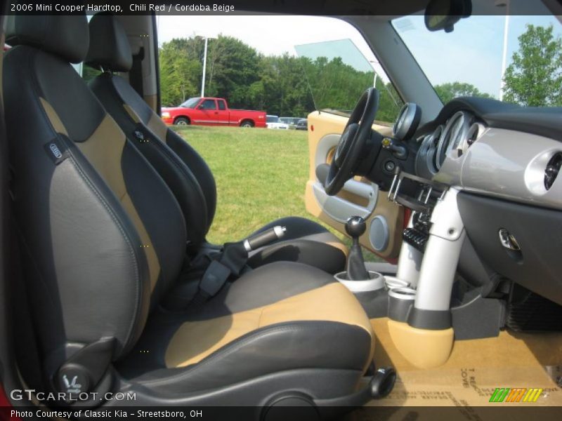 Chili Red / Cordoba Beige 2006 Mini Cooper Hardtop
