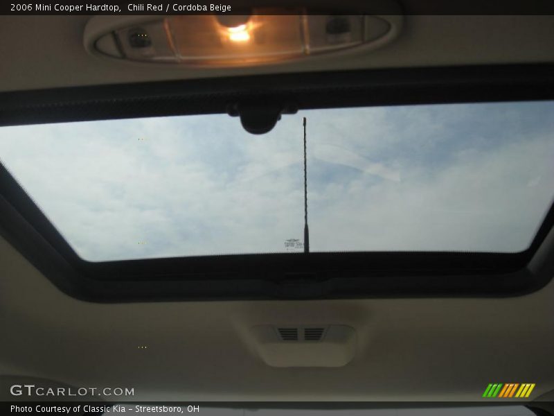 Chili Red / Cordoba Beige 2006 Mini Cooper Hardtop