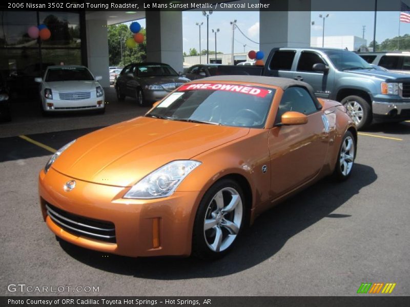 Le Mans Sunset Metallic / Charcoal Leather 2006 Nissan 350Z Grand Touring Roadster