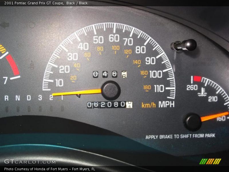 Black / Black 2001 Pontiac Grand Prix GT Coupe