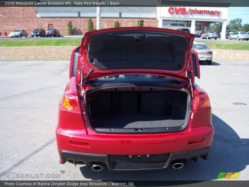 Rally Red Metallic / Black 2008 Mitsubishi Lancer Evolution MR