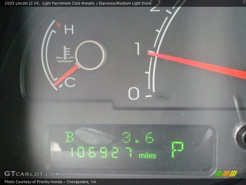 Light Parchment Gold Metallic / Espresso/Medium Light Stone 2003 Lincoln LS V6