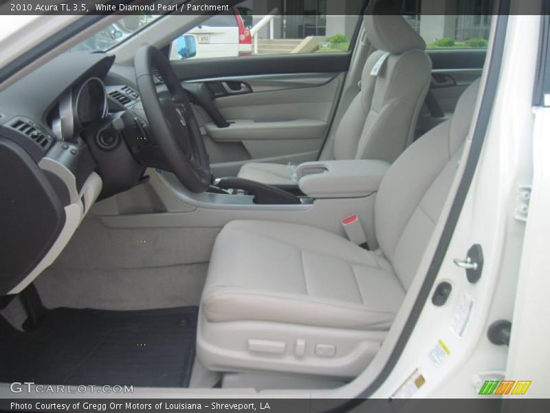 White Diamond Pearl / Parchment 2010 Acura TL 3.5