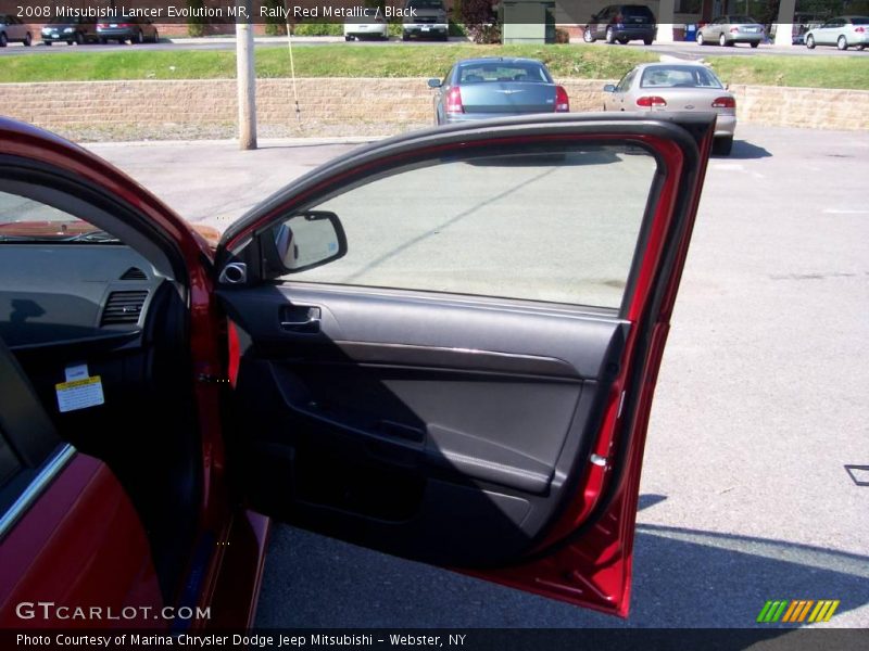 Rally Red Metallic / Black 2008 Mitsubishi Lancer Evolution MR
