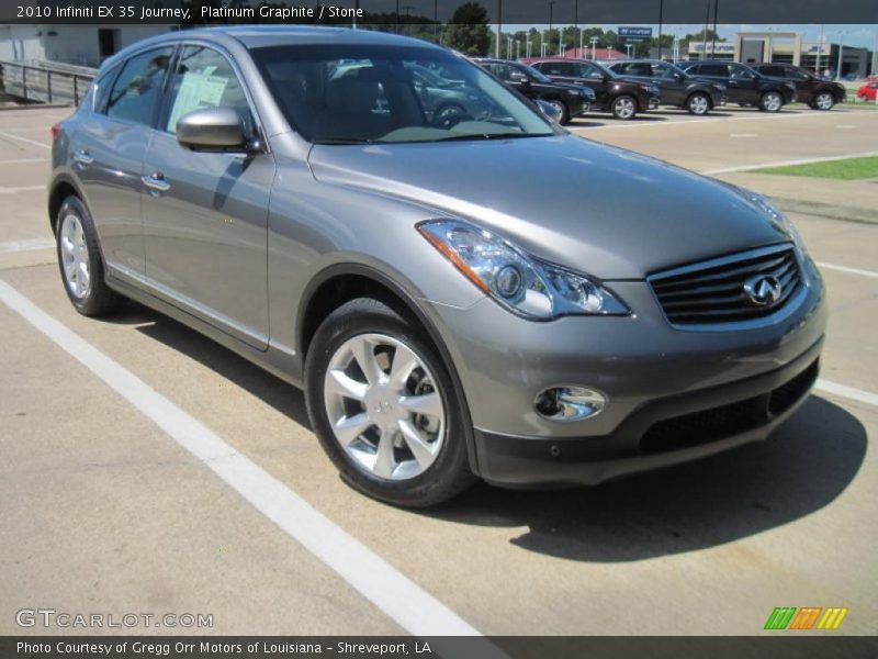 Platinum Graphite / Stone 2010 Infiniti EX 35 Journey