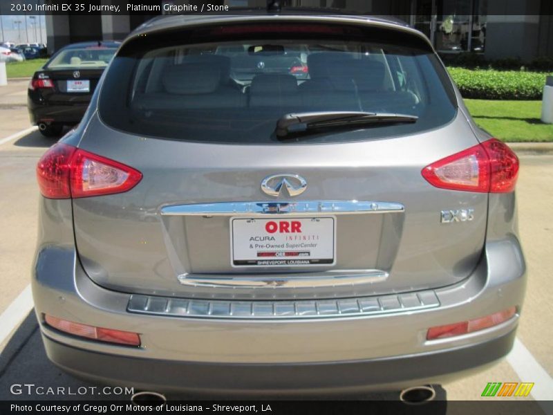Platinum Graphite / Stone 2010 Infiniti EX 35 Journey