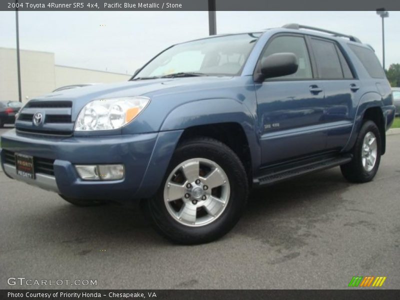 Pacific Blue Metallic / Stone 2004 Toyota 4Runner SR5 4x4