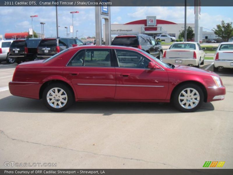Crystal Red Tintcoat / Shale/Cocoa Accents 2011 Cadillac DTS