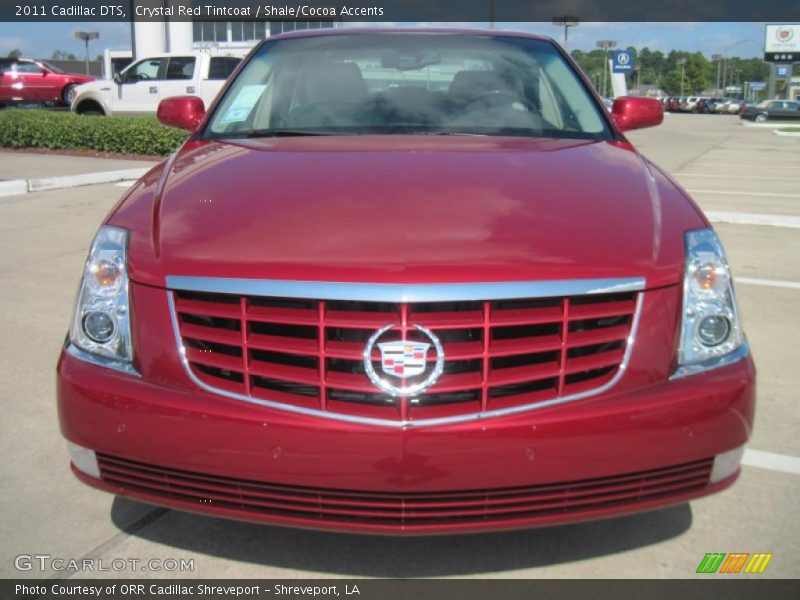 Crystal Red Tintcoat / Shale/Cocoa Accents 2011 Cadillac DTS