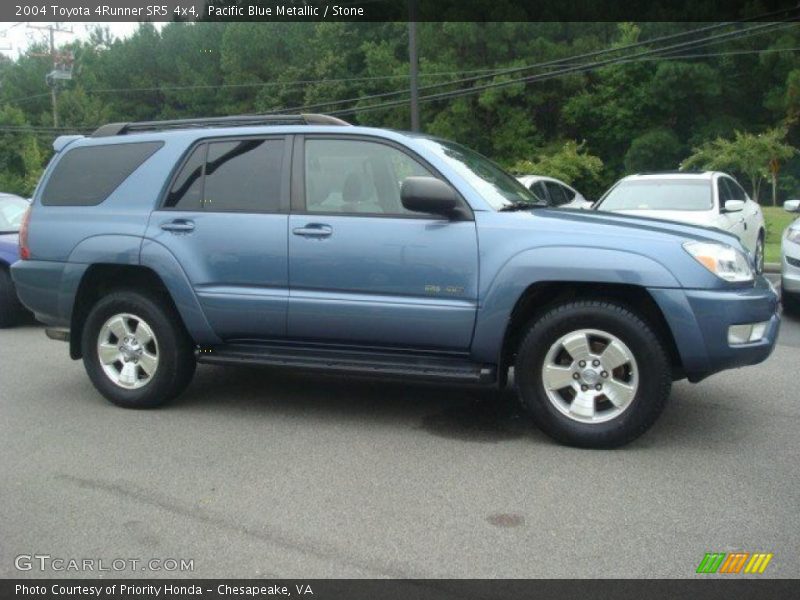 Pacific Blue Metallic / Stone 2004 Toyota 4Runner SR5 4x4