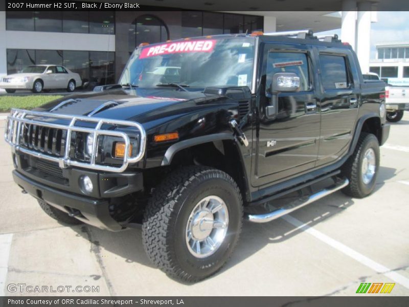 Black / Ebony Black 2007 Hummer H2 SUT