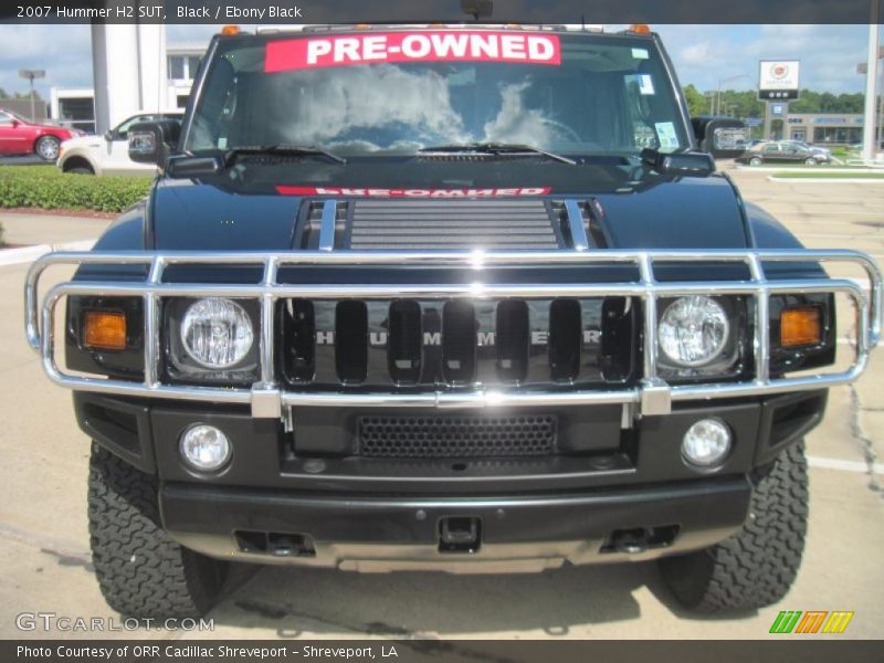 Black / Ebony Black 2007 Hummer H2 SUT