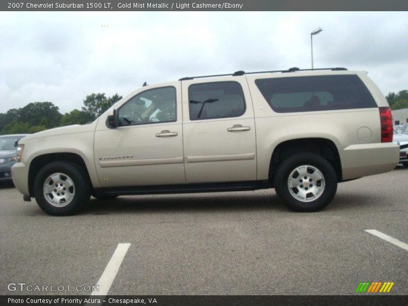 Gold Mist Metallic / Light Cashmere/Ebony 2007 Chevrolet Suburban 1500 LT