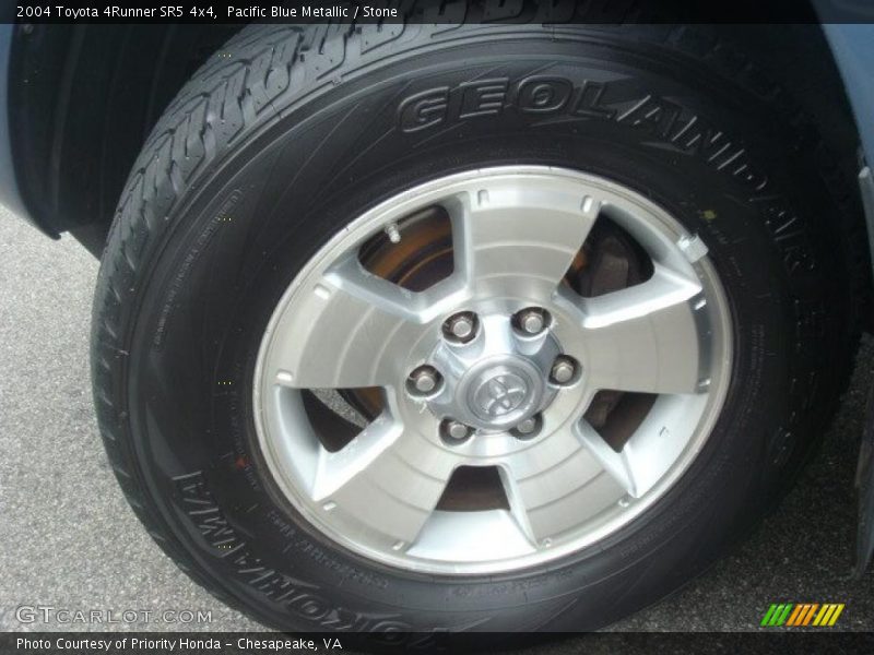 Pacific Blue Metallic / Stone 2004 Toyota 4Runner SR5 4x4