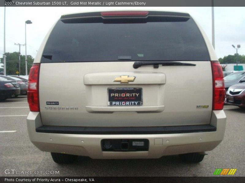 Gold Mist Metallic / Light Cashmere/Ebony 2007 Chevrolet Suburban 1500 LT