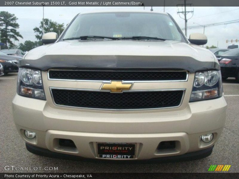 Gold Mist Metallic / Light Cashmere/Ebony 2007 Chevrolet Suburban 1500 LT