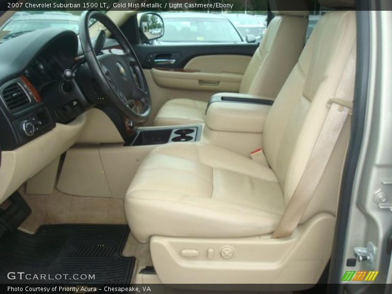 Gold Mist Metallic / Light Cashmere/Ebony 2007 Chevrolet Suburban 1500 LT