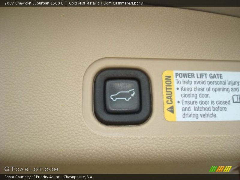 Gold Mist Metallic / Light Cashmere/Ebony 2007 Chevrolet Suburban 1500 LT