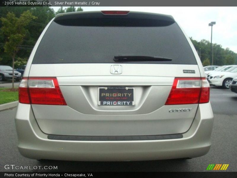 Silver Pearl Metallic / Gray 2005 Honda Odyssey EX-L