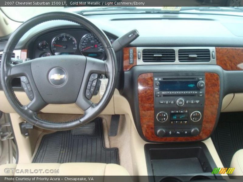 Gold Mist Metallic / Light Cashmere/Ebony 2007 Chevrolet Suburban 1500 LT