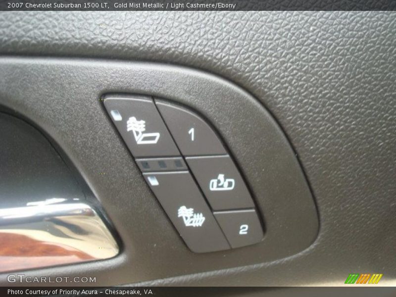 Gold Mist Metallic / Light Cashmere/Ebony 2007 Chevrolet Suburban 1500 LT