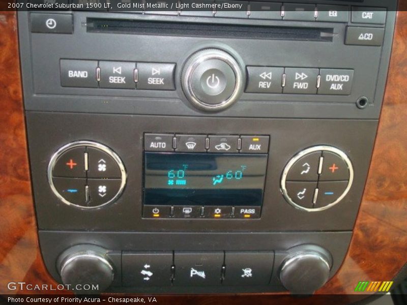 Gold Mist Metallic / Light Cashmere/Ebony 2007 Chevrolet Suburban 1500 LT
