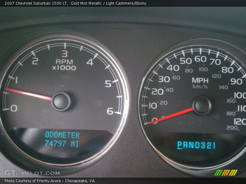 Gold Mist Metallic / Light Cashmere/Ebony 2007 Chevrolet Suburban 1500 LT
