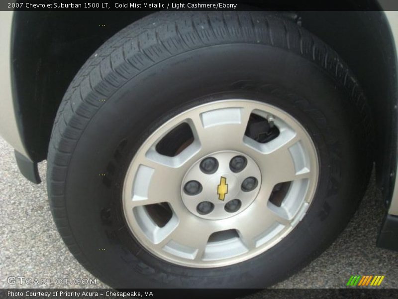Gold Mist Metallic / Light Cashmere/Ebony 2007 Chevrolet Suburban 1500 LT