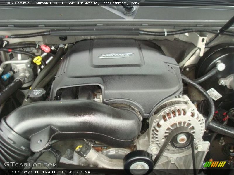 Gold Mist Metallic / Light Cashmere/Ebony 2007 Chevrolet Suburban 1500 LT
