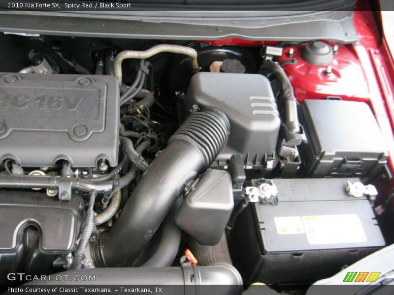 Spicy Red / Black Sport 2010 Kia Forte SX