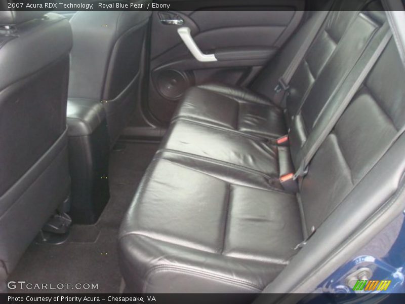 Royal Blue Pearl / Ebony 2007 Acura RDX Technology