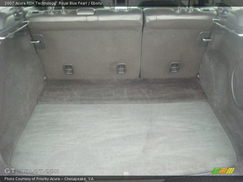 Royal Blue Pearl / Ebony 2007 Acura RDX Technology