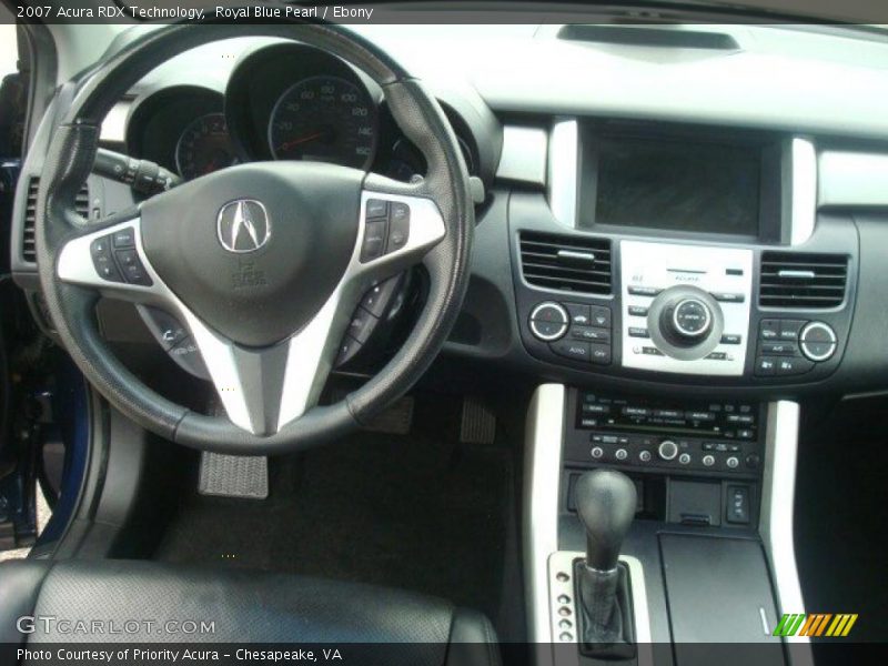 Royal Blue Pearl / Ebony 2007 Acura RDX Technology