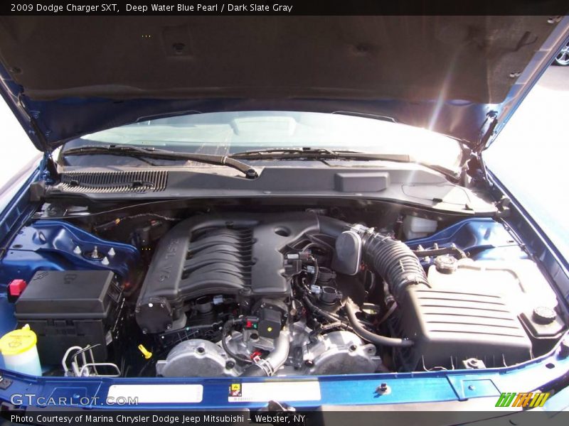 Deep Water Blue Pearl / Dark Slate Gray 2009 Dodge Charger SXT