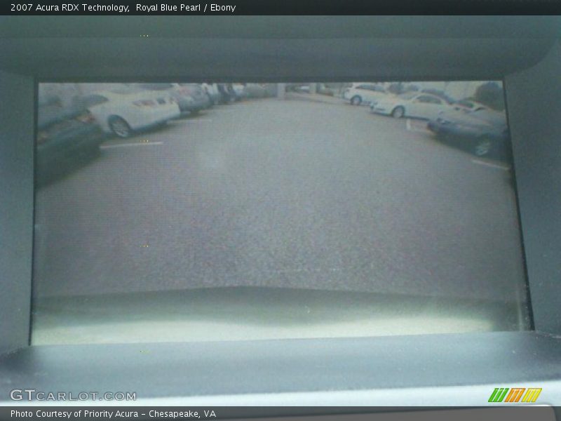 Royal Blue Pearl / Ebony 2007 Acura RDX Technology
