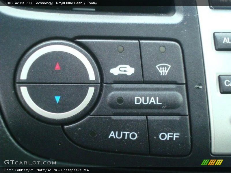 Royal Blue Pearl / Ebony 2007 Acura RDX Technology