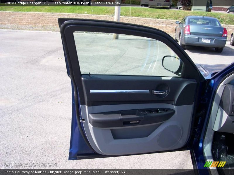 Deep Water Blue Pearl / Dark Slate Gray 2009 Dodge Charger SXT