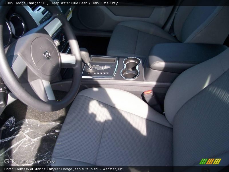 Deep Water Blue Pearl / Dark Slate Gray 2009 Dodge Charger SXT