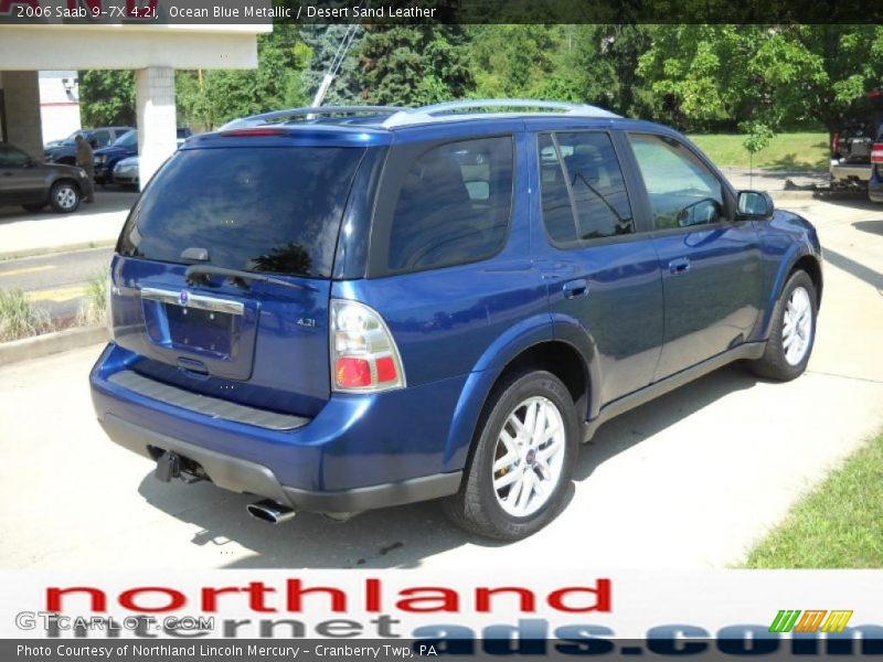 Ocean Blue Metallic / Desert Sand Leather 2006 Saab 9-7X 4.2i